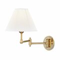 Hudson Valley 1 Light Adjustable Wall sconce MDs603-AGB